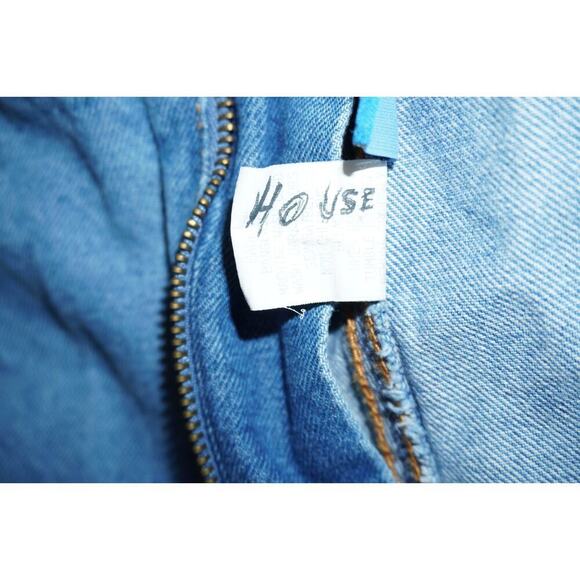 Vintage Tri-Waist Denim Cargo Shorts – Size 40 - Picture 4 of 5